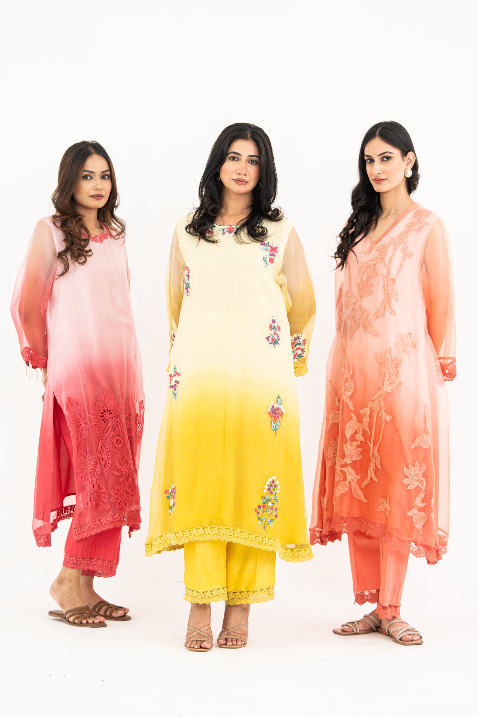 Yellow Ombre Set