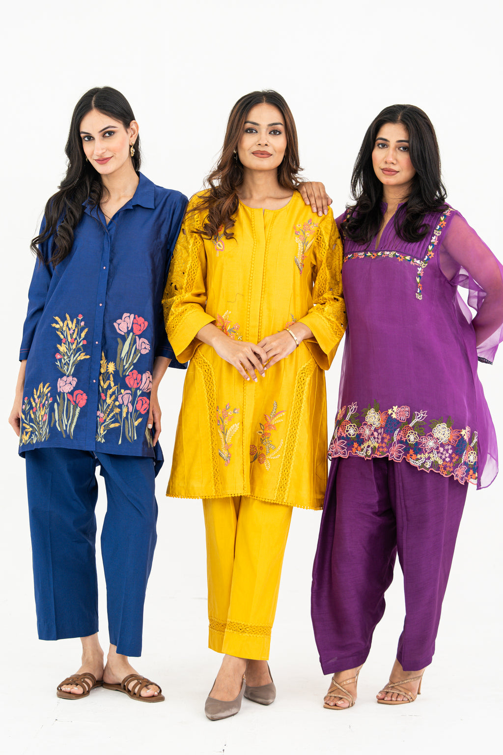 Indigo Button Set