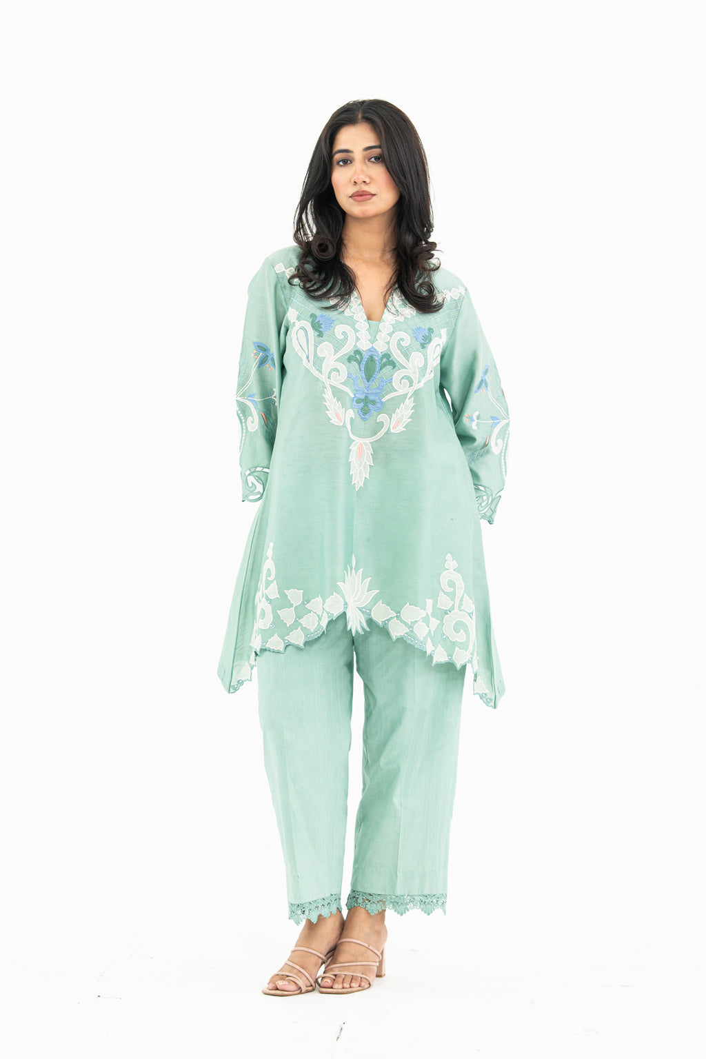 Sea Green Appliqué Set