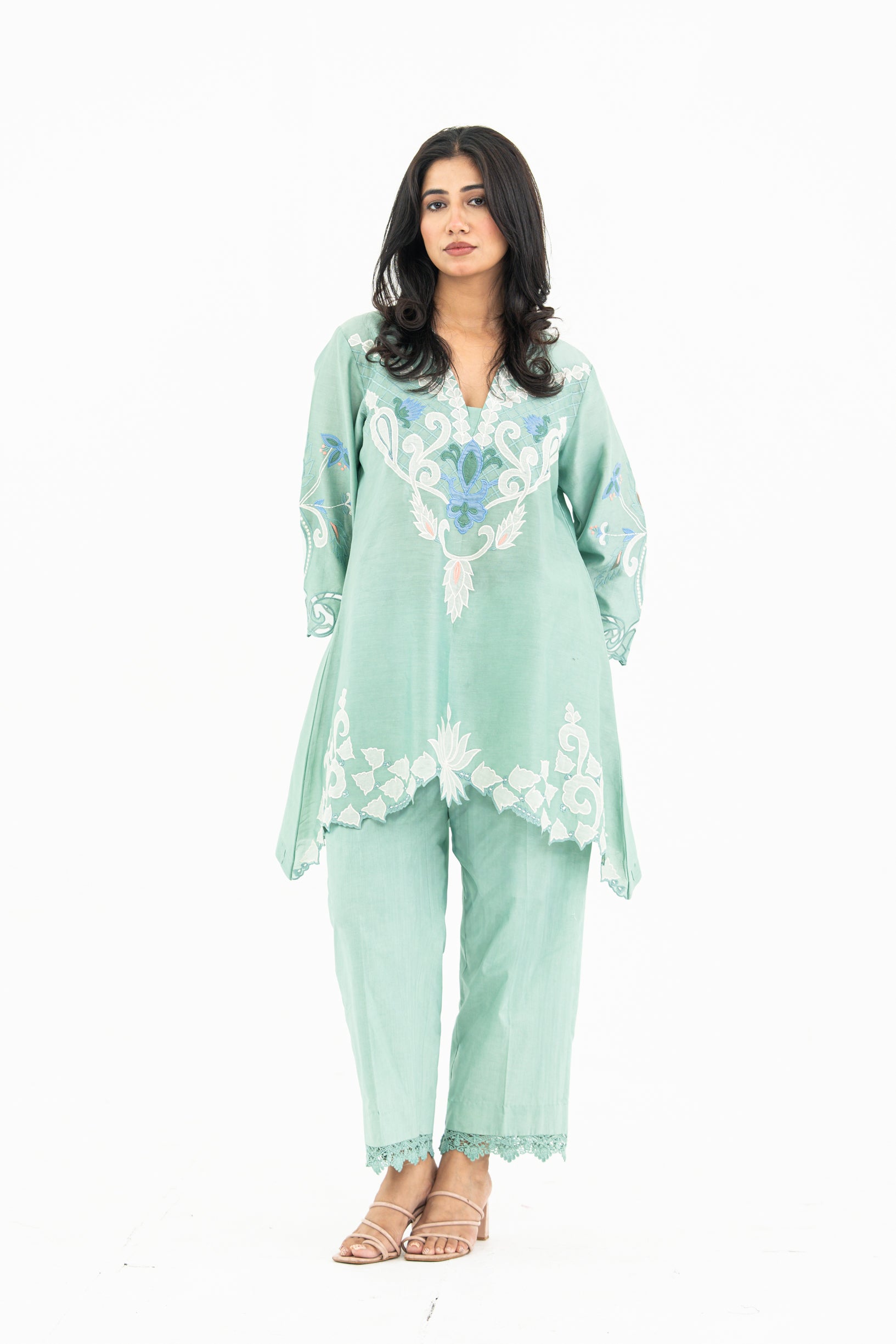 Sea Green Appliqué Set