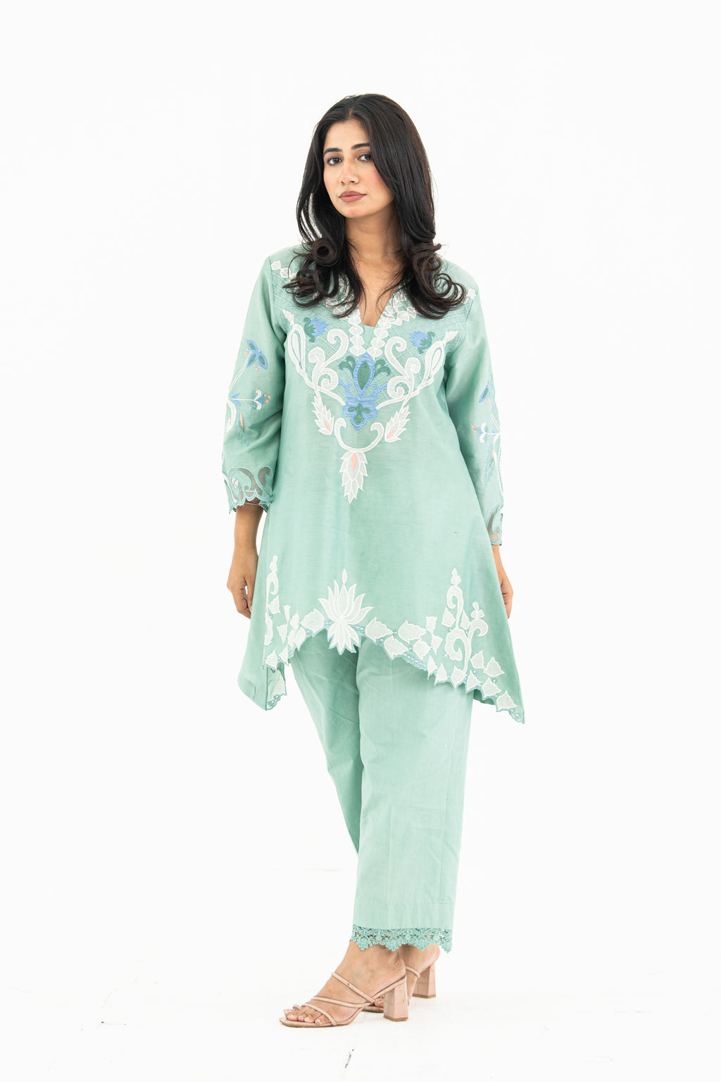 Sea Green Appliqué Set