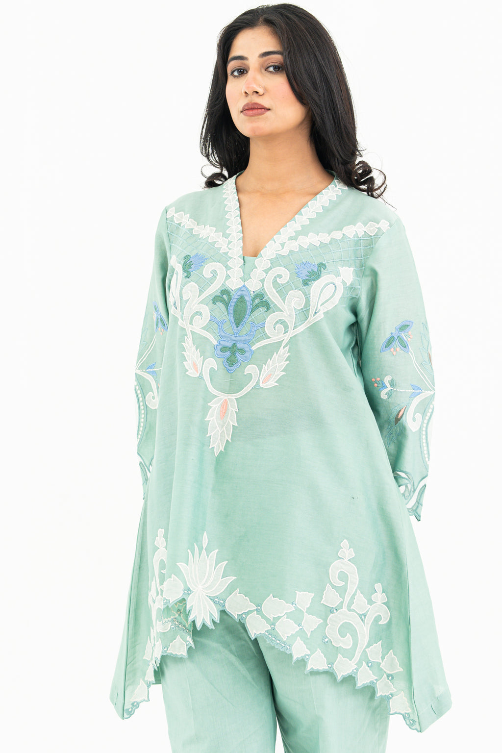 Sea Green Appliqué Set