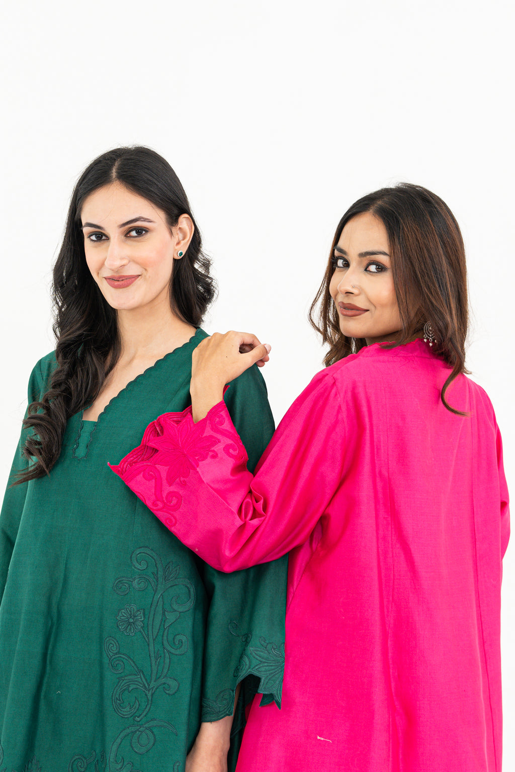 Bottle Green Kalidaar Set