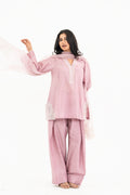 Lilac Dupatta Set with Farzi Salwar