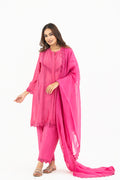 Indian Pink Lace Set with dupatta