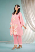 Light Pink Chanderi Set