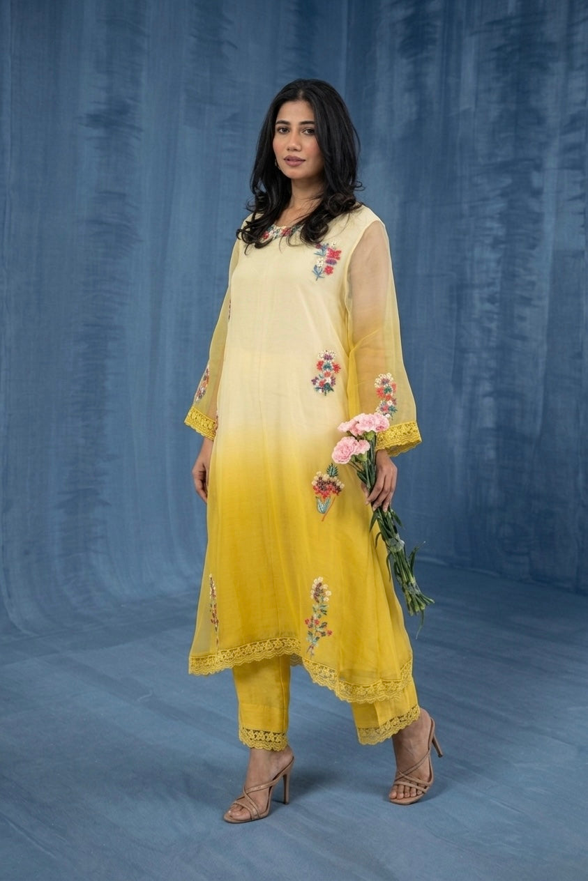 Yellow Ombre Set